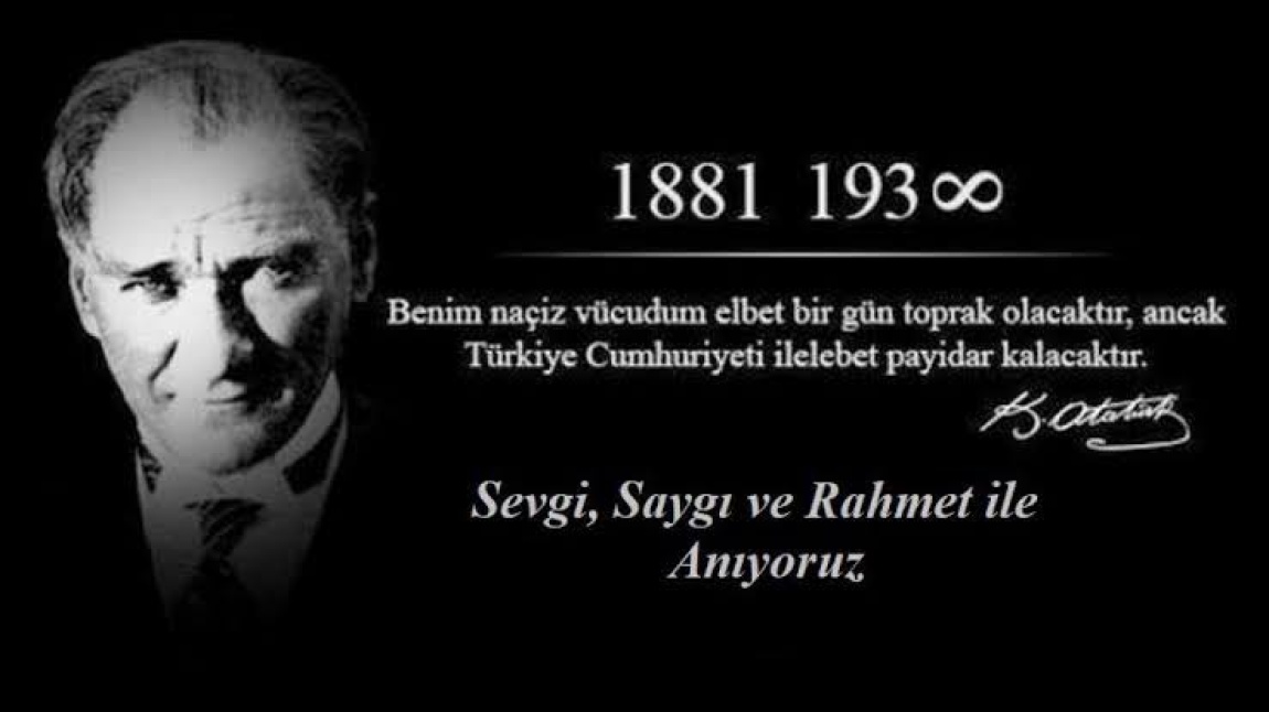 10 Kasım Atatürk ‘ ü anma programı 